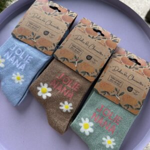 Chaussettes à paillettes Jolie Nana Mandoline