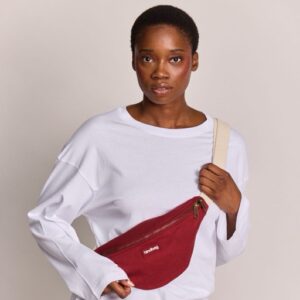 Sac banane Olivia bordeaux Hindbag