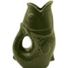 Vase pichet poisson gm kaki