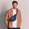 Sac banane Sasha denim bleu   Hindbag