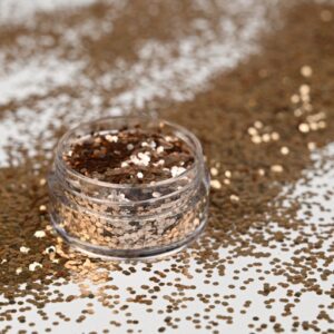 Paillettes dorees Nailmatic