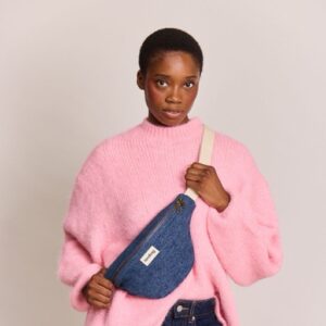 Sac banane Olivia   Denim bleu Hindbag