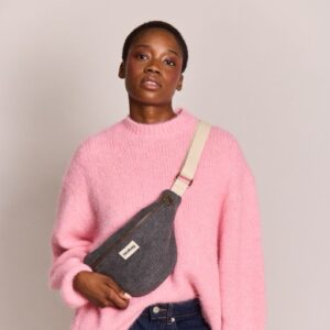 Sac banane Olivia   Denim gris foncé Hindbag