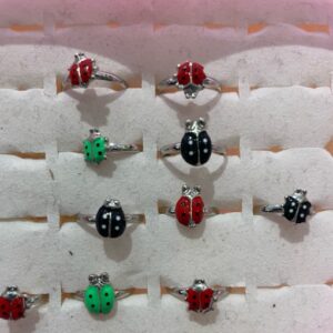 Bague enfant coccinelle