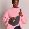 Sac banane Sasha denim gris  Hindbag